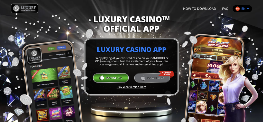 luxury casino mobile app image 1 Luxury Casino NZ